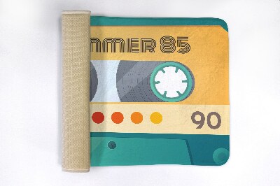 Badkamer mat Retro Cassette