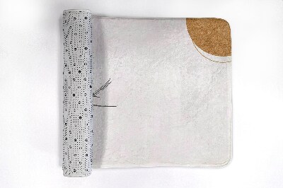 Badkamer mat Een vogel op een tak