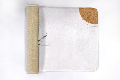 Badkamer mat Een vogel op een tak