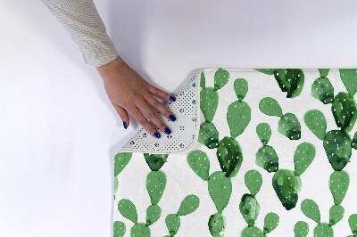 Luxe badmat Cactussenpatroon