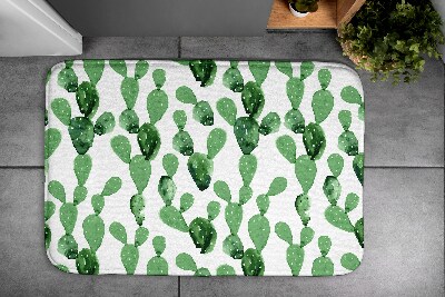 Luxe badmat Cactussenpatroon
