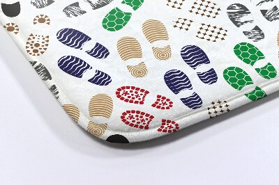 Badkamer mat Schoenafdrukken