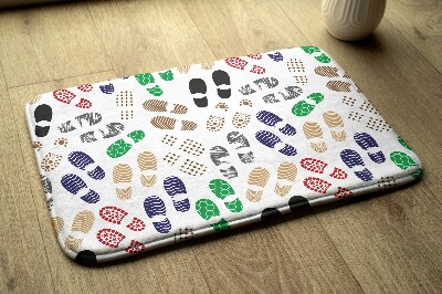 Badkamer mat Schoenafdrukken