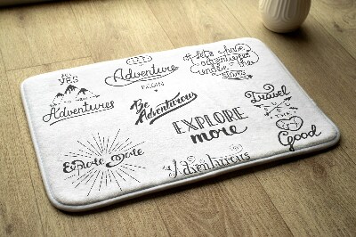 Badmat Avontuurlijke motivatie