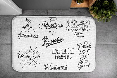 Badmat Avontuurlijke motivatie