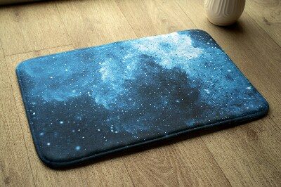 Badmat Blauwe abstractie