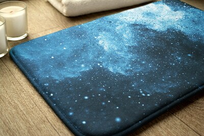 Badmat Blauwe abstractie