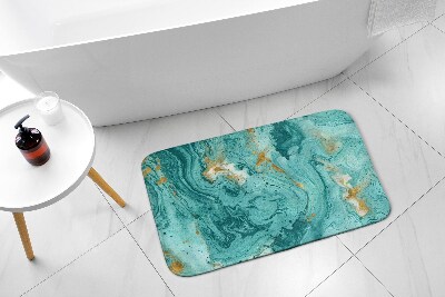 Badkamer mat Turquoise marmer
