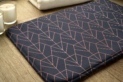 Luxe badmat Abstractie