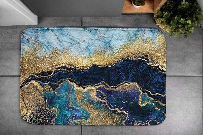 Badmat Blauwe Marmer