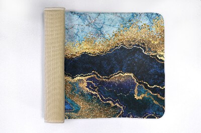 Badmat Blauwe Marmer