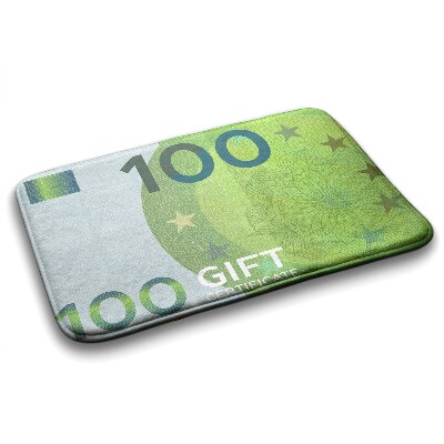 Badmat Euro bankbiljet Geld
