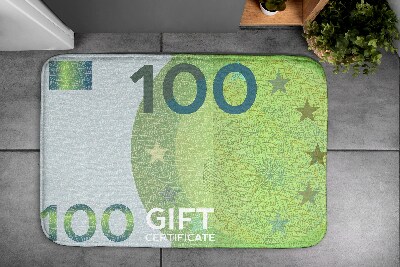 Badmat Euro bankbiljet Geld