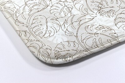 Badkamer mat Monstera bladeren