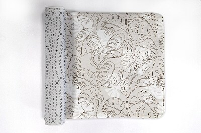 Badkamer mat Monstera bladeren