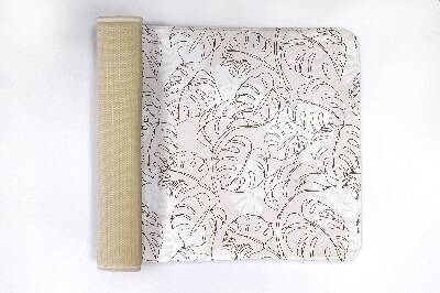 Badkamer mat Monstera bladeren