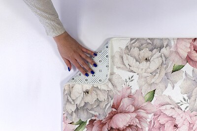 Luxe badmat Bloemen