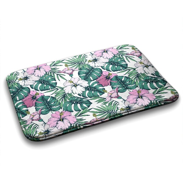 Badkamer mat Monstera bladeren