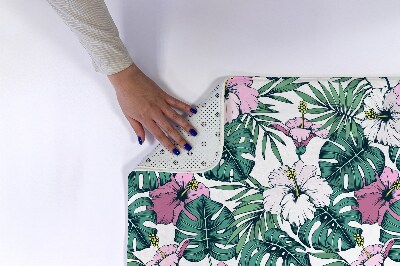 Badkamer mat Monstera bladeren