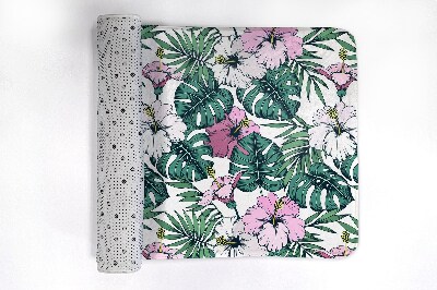 Badkamer mat Monstera bladeren