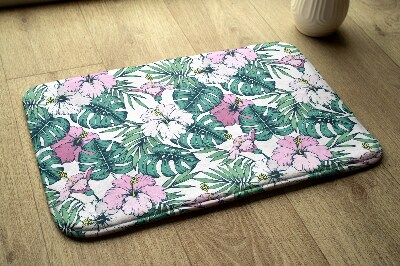 Badkamer mat Monstera bladeren