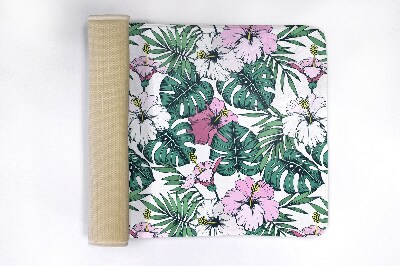 Badkamer mat Monstera bladeren