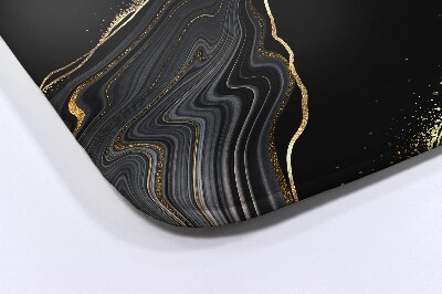 Badkamer mat Zwart marmer