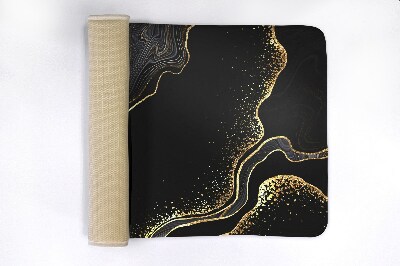 Badkamer mat Zwart marmer