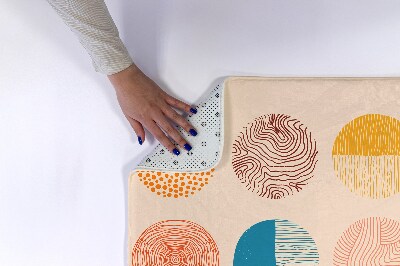 Badmat Cirkels Lijnen