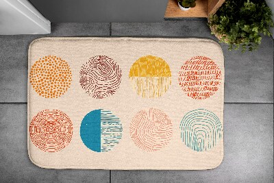 Badmat Cirkels Lijnen