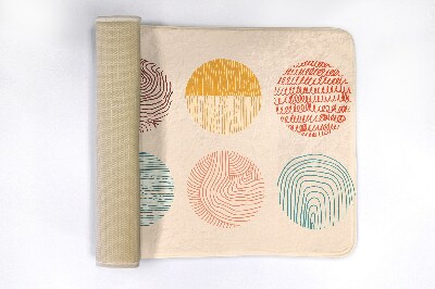 Badmat Cirkels Lijnen