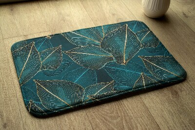 Luxe badmat bladeren van de plant