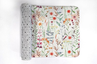 Badmat Planten Bloemen Patroon