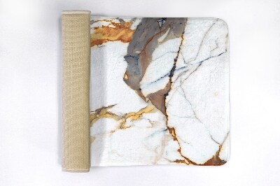 Badkamer mat Wit marmer