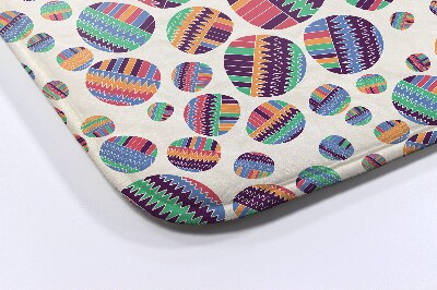 Badkamer mat Kleurrijke stippen abstractie