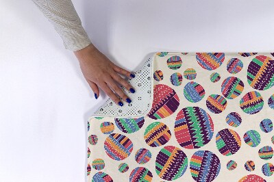 Badkamer mat Kleurrijke stippen abstractie