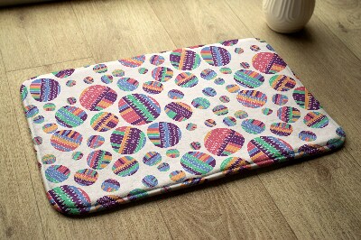 Badkamer mat Kleurrijke stippen abstractie