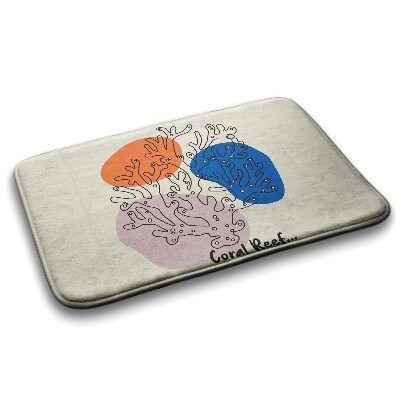 Luxe badmat Koraalrif