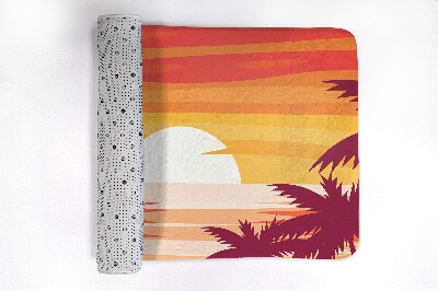 Badkamer mat Tropisch strand