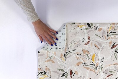 Luxe badmat Planten Abstractie