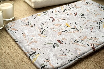 Luxe badmat Planten Abstractie