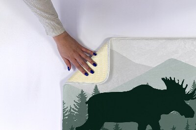 Badkamer mat Elanden Natuur