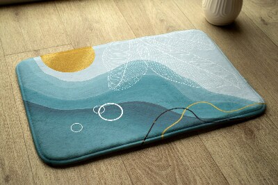 Luxe badmat Geometrische abstractie