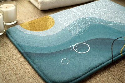 Luxe badmat Geometrische abstractie