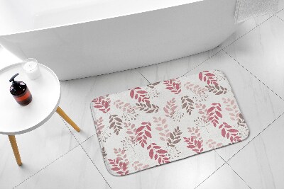 Luxe badmat Bladerenpatroon