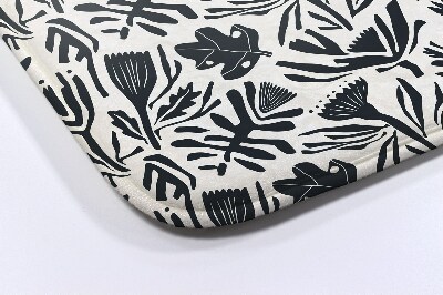 Luxe badmat Planten Abstractie