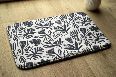 Luxe badmat Planten Abstractie