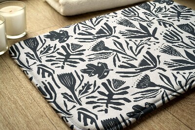 Luxe badmat Planten Abstractie