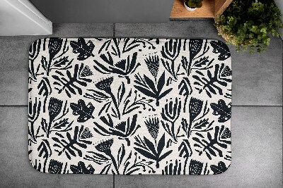 Luxe badmat Planten Abstractie