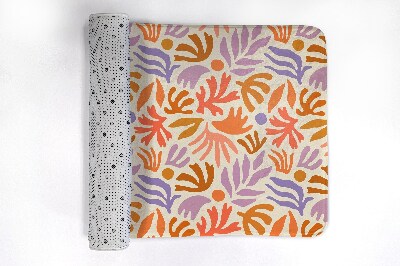 Badkamer mat Planten Abstractie